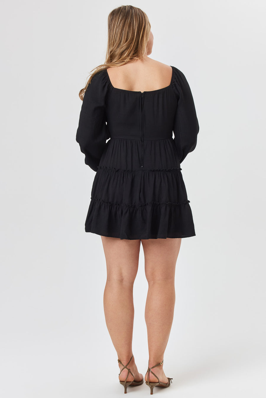 Black Long Sleeve Emma Dress - Trixxi Clothing