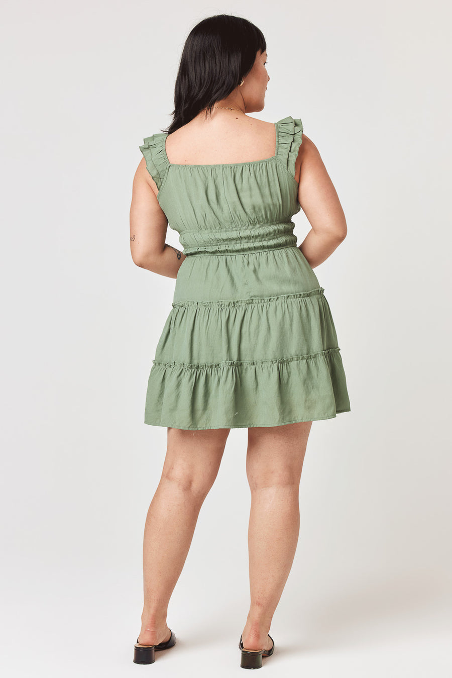 Olive Emma Top Tiered Dress - Trixxi Clothing