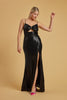 Black Sequin Party Maxi Dress - Trixxi Clothing
