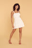 White Tiered Dress - Trixxi Clothing