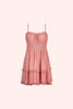 Dusty Rose Smocked Dress - Trixxi Clothing