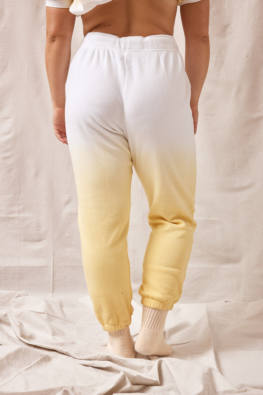 Yellow Ombre Jogger - Trixxi Clothing