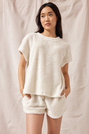 Fuzzy Sleepwear Shirt - Trixxi Clothing