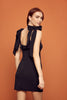 Black Shoulder Tie Dress - Trixxi Clothing