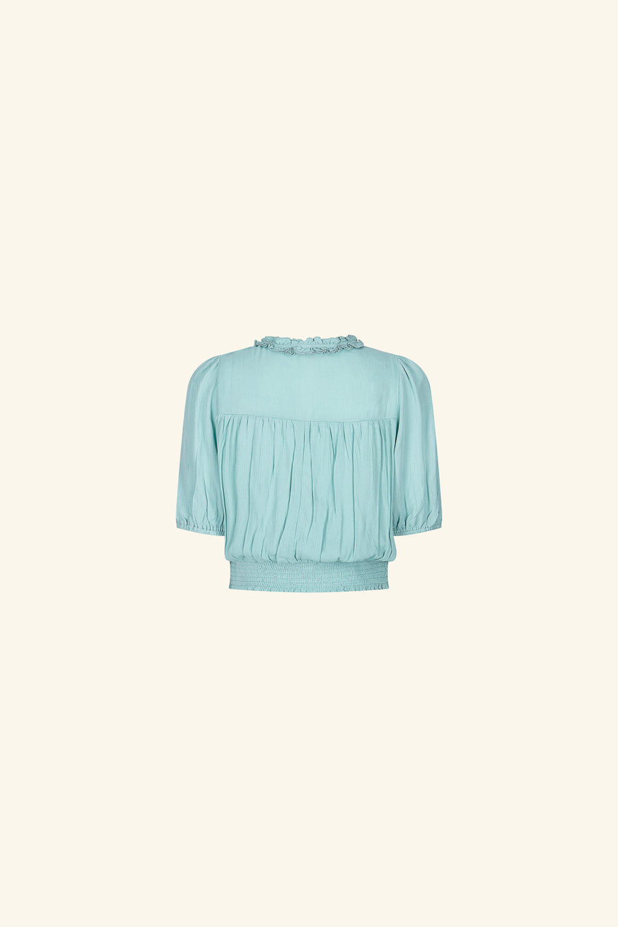 Sage Embroidered Top - Trixxi Clothing