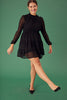 Black Dot Long Sleeve Dress - Trixxi Clothing
