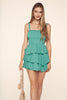 Teal Tiered Dress - Trixxi Clothing
